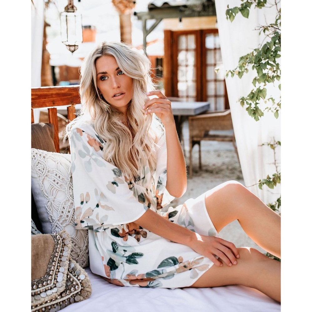 S O L D / Lowest Price🌿Floral Best Selling Dress - Picture 2 of 5